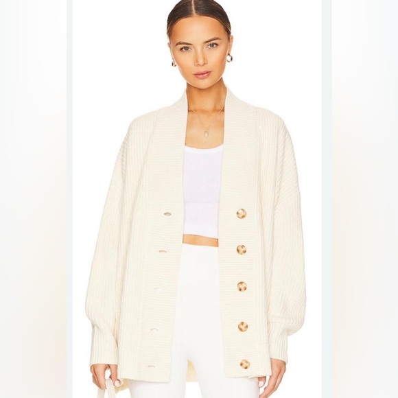 WEWOREWHAT OS CREAM CARDIGAN - Picture 6 of 6